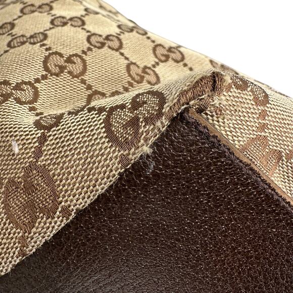 Gucci GG Canvas Web Sherry Line Tote Bag - Picture 11 of 14